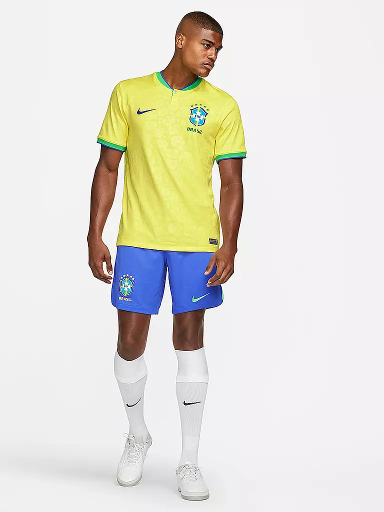 NIKE Herren Heimtrikot Brasilien WM 2022 Gelb